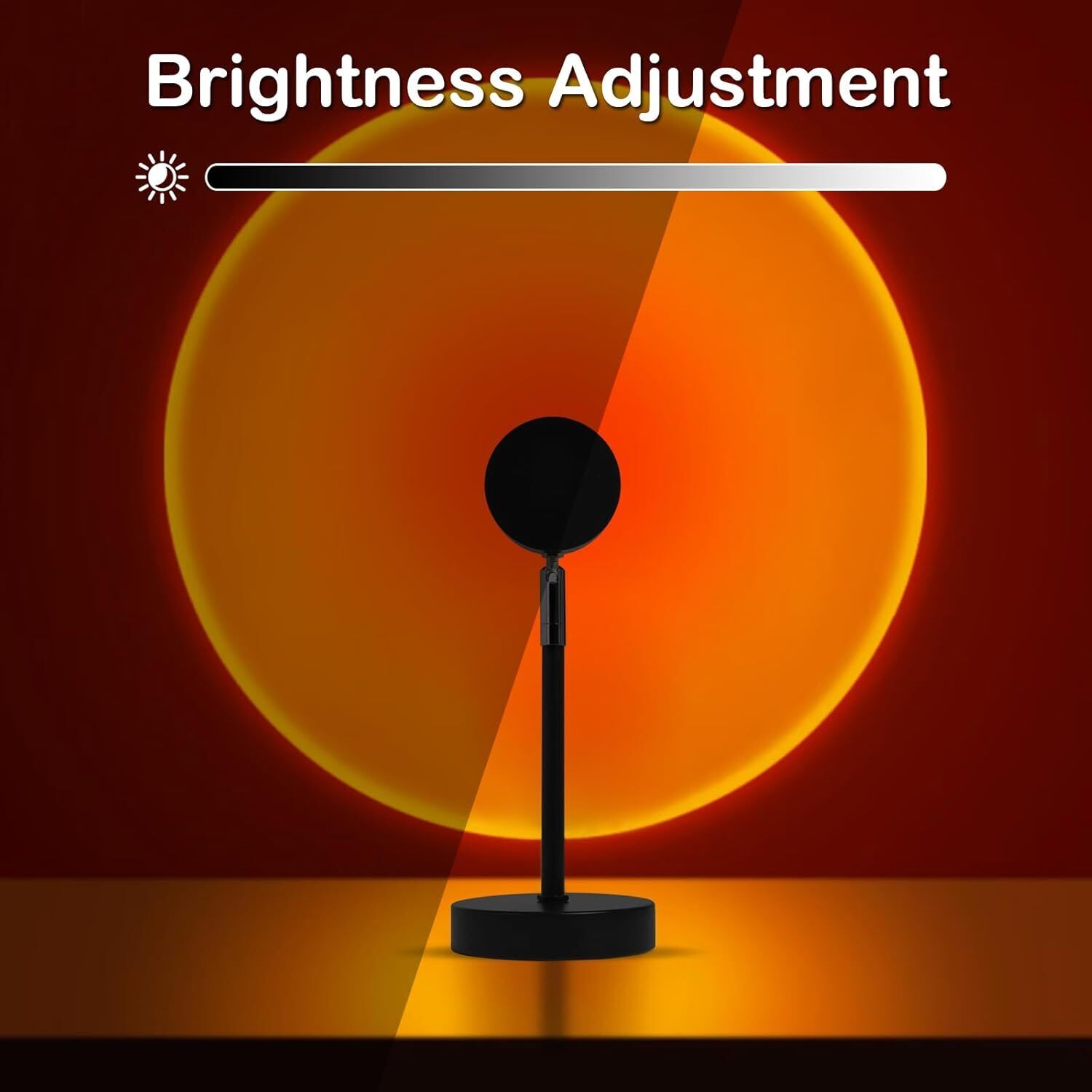 new Sunset LED Lamp Projector, 21 Colors Changing App & Remote Control Mood... 07FC0E-D4 - KOEEK