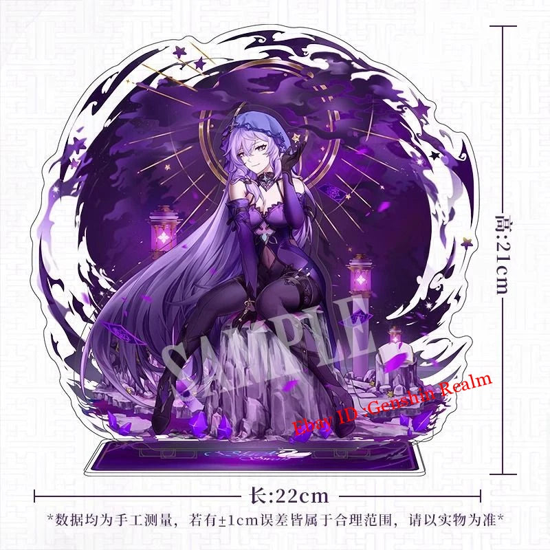 Anime Honkai: Star Rail Black Swan Acrylic Desktop Stand Figure Collection Decor 07FC0E-D4 - KOEEK