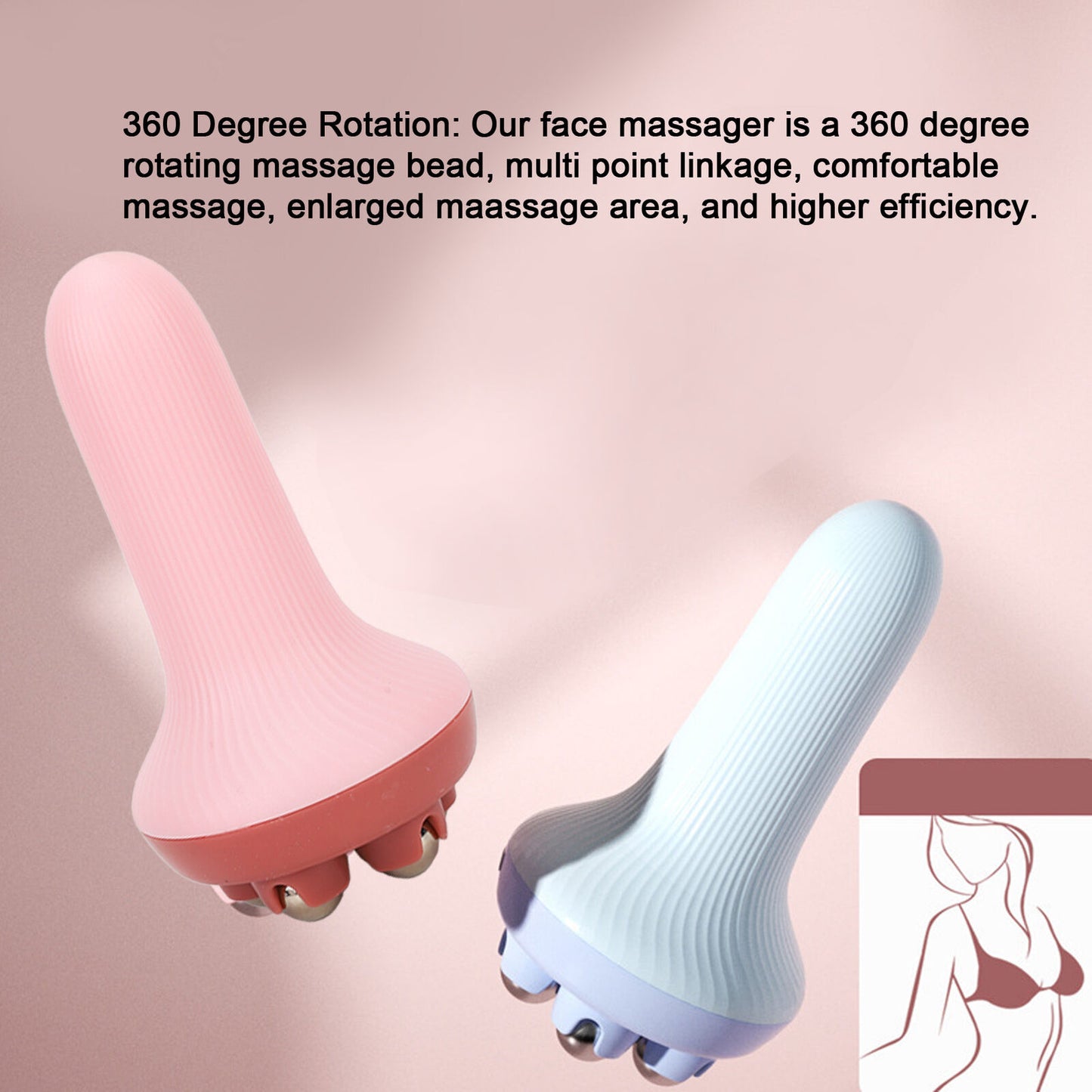 new Face Sculpting Roller 360 Degrees Massage Skin Care Eliminate Edema ABE koeek - KOEEK