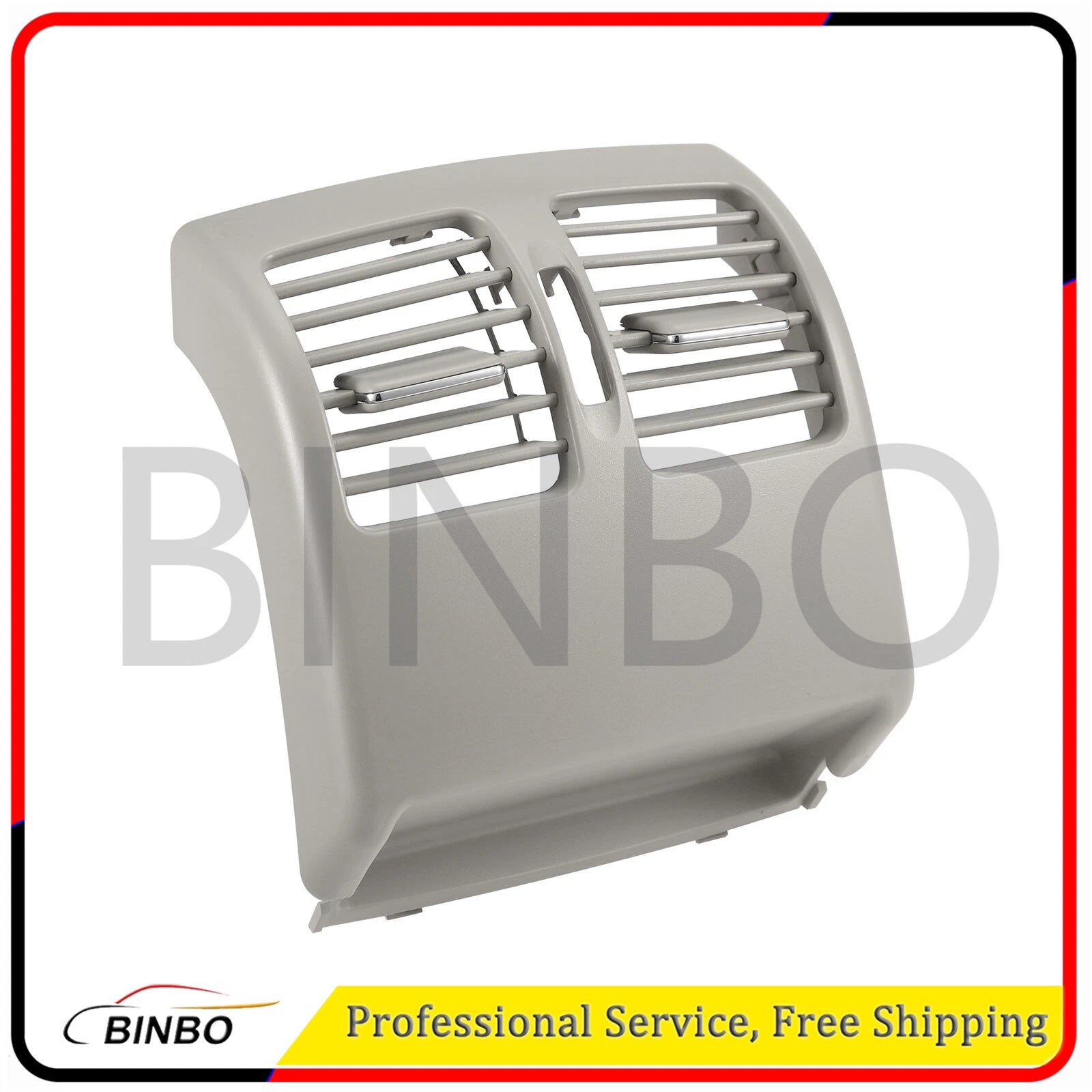 Rear Air Grille AC Outlet Air Vent for Mercedes-Benz C Class W204 07-13 Gray 07FC0E-D4 - KOEEK