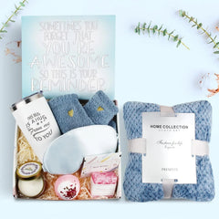 Women's Care Package, Women's Relaxation Spa Gift Set, Birthday Gift Basket 07FC0E-D4 - KOEEK