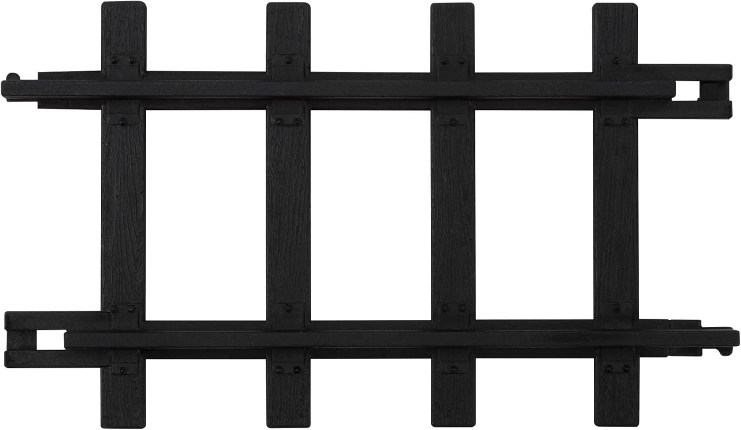 new Lionel Ready-to-Play Straight Track Pack, 6-1/4”, 12 pieces, Black LIONEL - KOEEK
