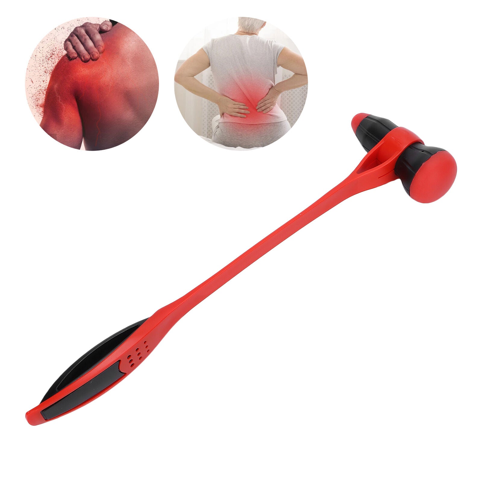 new Silicone Hammer Stick Elastic Full Body Massage Stick Body Stress Relieve Ha ABE koeek - KOEEK