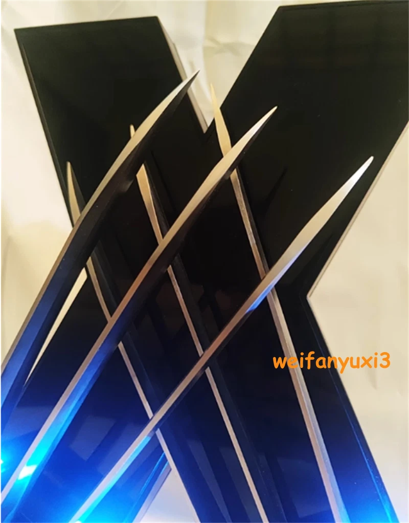 HCMY Replica Wolverine's Claws Steel Claws Wearable With Lightable Support Gift 07FC0E-D4 - KOEEK