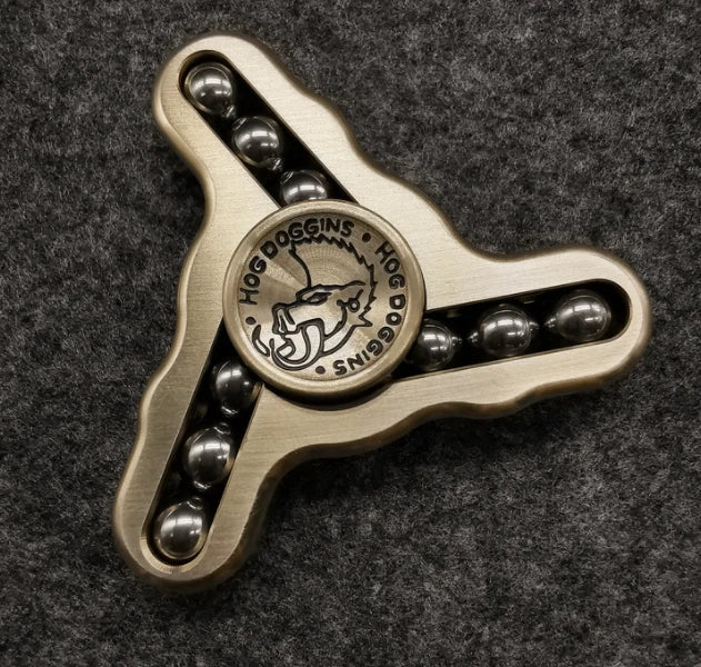 Brass Hand Twisting Spinning Top Gyro Gyroscope Bearing Spinner Toy Gift 07FC0E-D4 - KOEEK