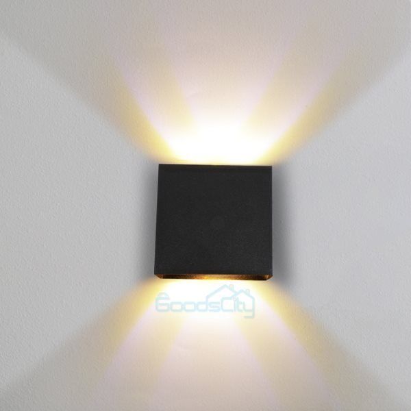 nye Cube LED Vegglamper Moderne Up Down Sconce Belysningsarmatur Lamper Innendørs soverom