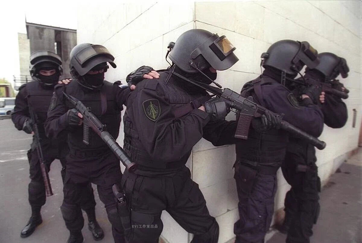 Russian Special ForceS Altyn K6-3 Helmet Takov Airsoft Black Mask Cosplay Prop 07FC0E-D4 - KOEEK