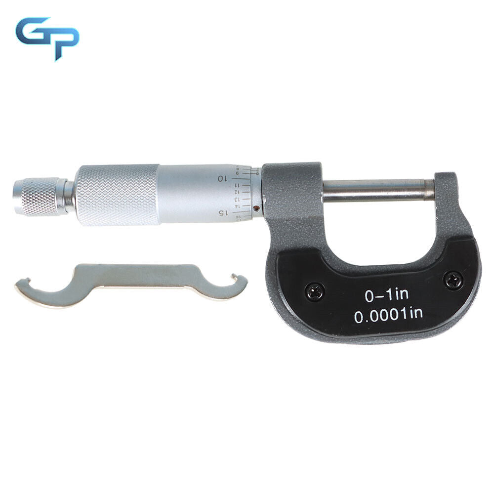 0-1" Premium Precision Carbide Tips 0.0001" Outside Micrometer Metal