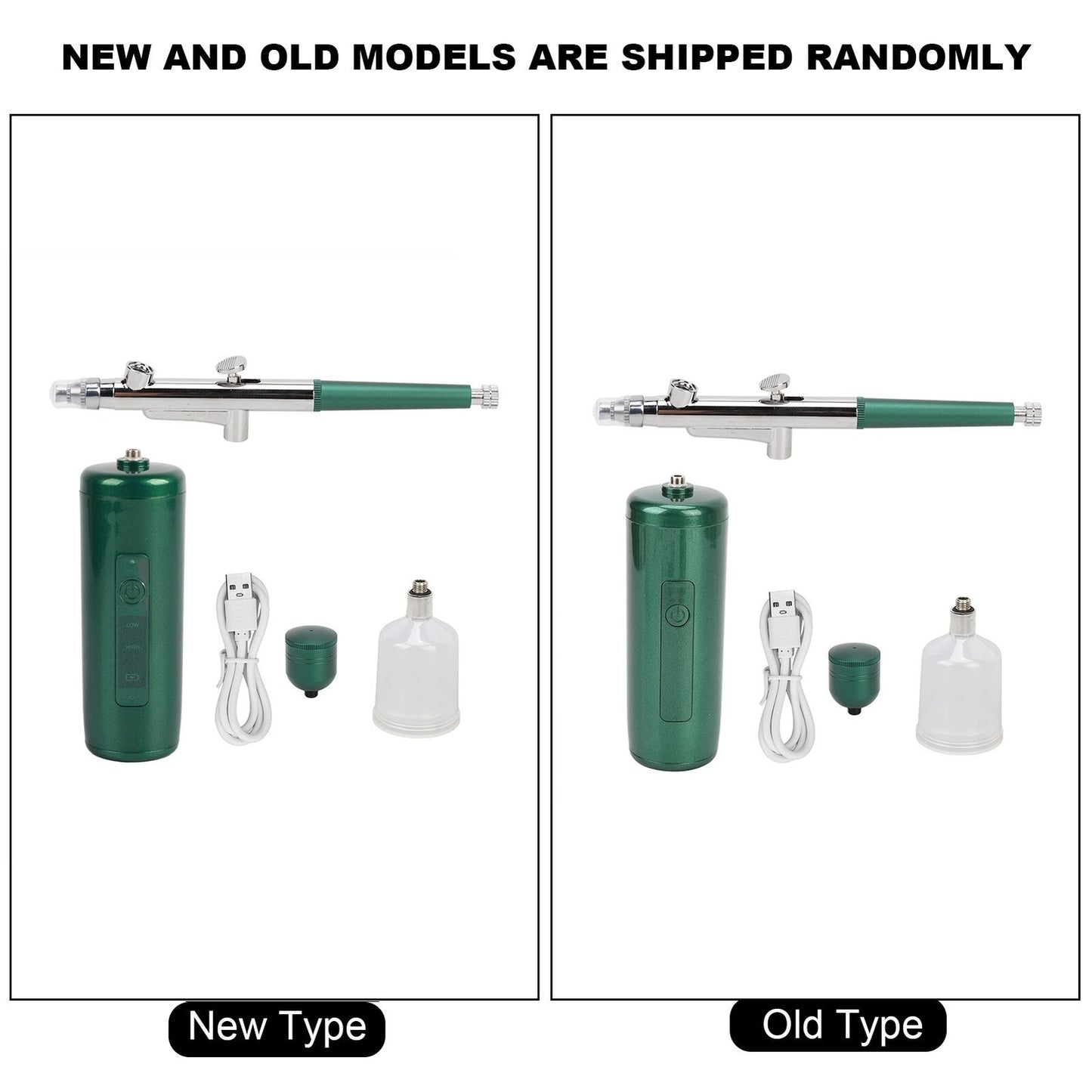 new Spray Airbrush Green Cordless Pressure Nano Hydrating Care Oxygen Injection HGF koeek - KOEEK