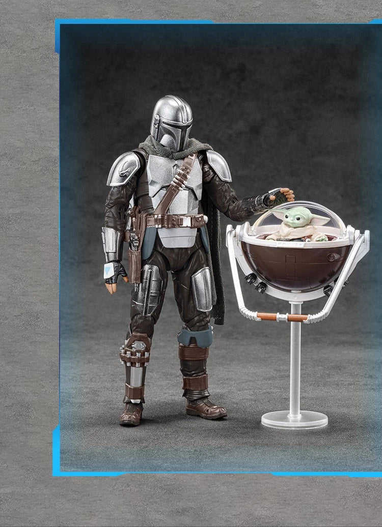 ZD toys Star Wars The Mandalorian & Grogu Set Action Figure Set 07FC0E-D4 - KOEEK