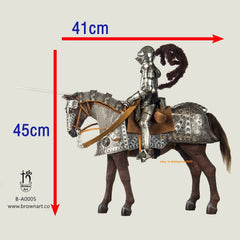 Brown Art Horse Armor Made for Duke of Saxony Collectible Prop  In Stock BROWN_ART - KOEEK