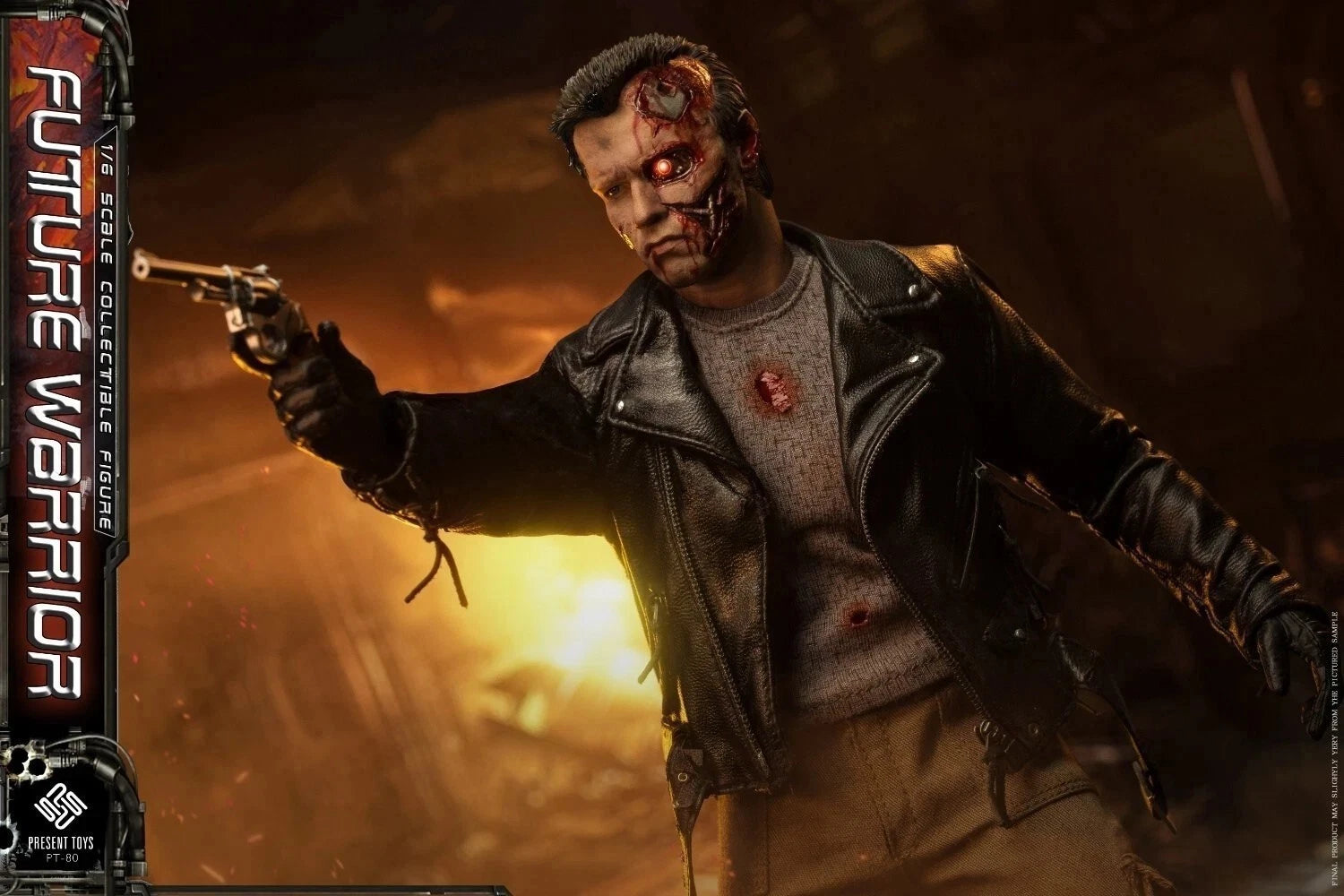 PRESENT TOYS PT-sp80 1/6 Future Warrior T800 Arnold 12" Action Figure Model Gift PRESENT_TOYS - KOEEK