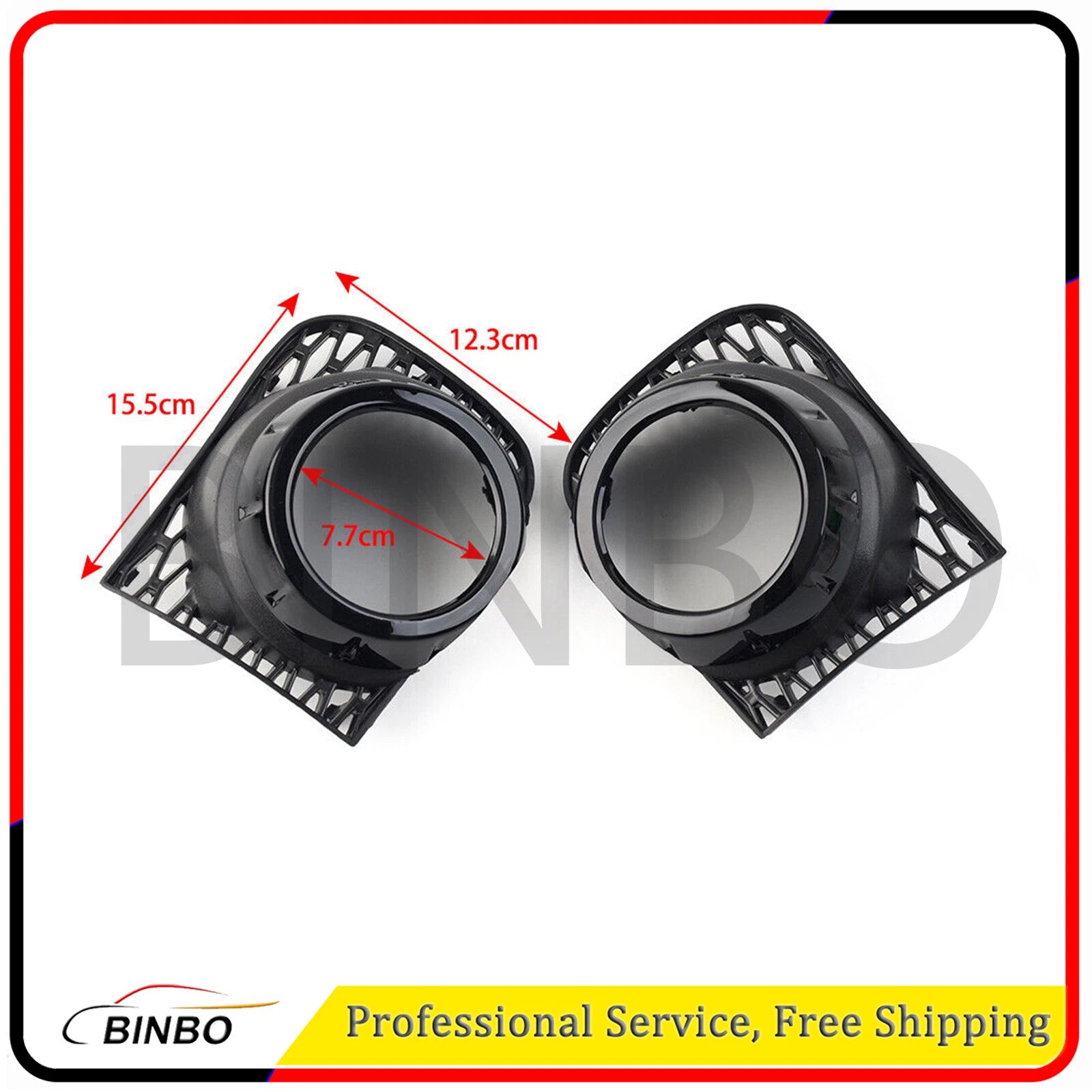Fog Lights Grill Fog Lamp Frame Bezel Cover For Land Rover Range Rover 2010-2012 07FC0E-D4 - KOEEK