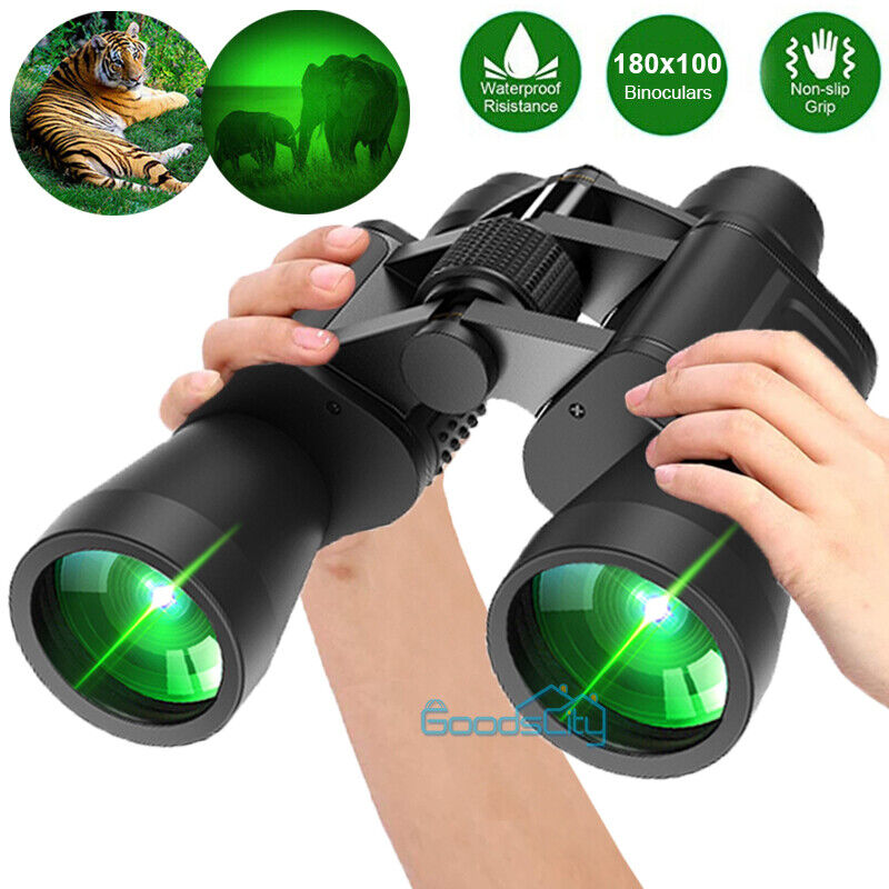 180x100 High Power Waterproof Military Binoculars with Case