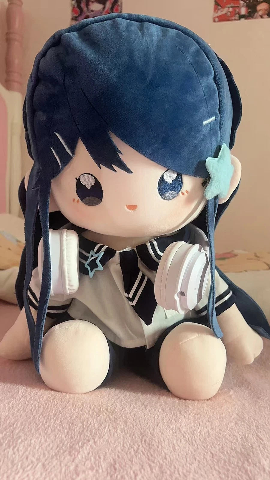 Danganronpa Celestia Ludenberg Toy Plaything Doll Maumet Sitting Position Puppet 07FC0E-D4 - KOEEK