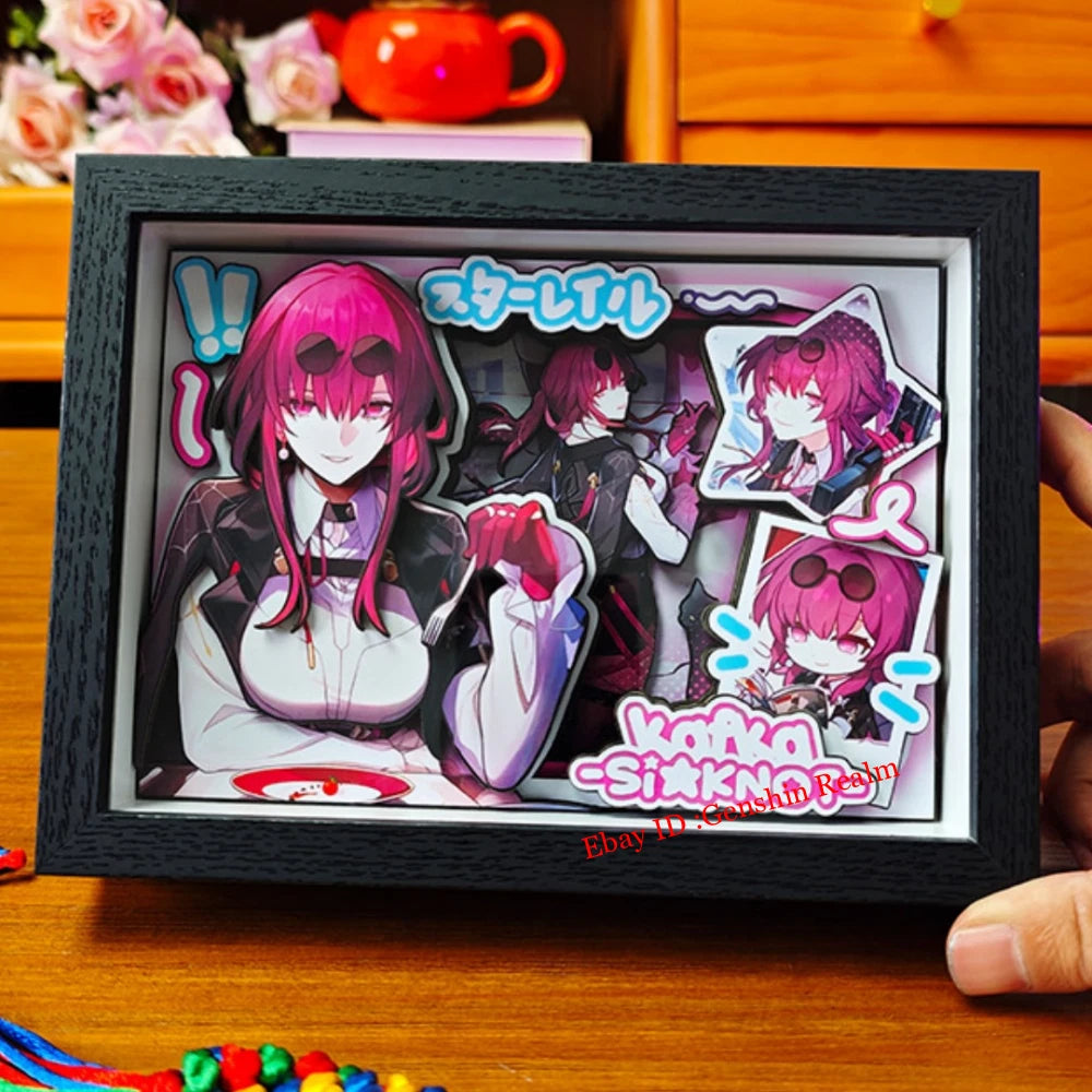 Anime Honkai: Star Rail Kafka Acrylic 3D Decorative Painting Collection Gift 07FC0E-D4 - KOEEK