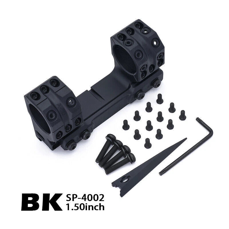 34mm Tube SP-4002 Solid 0MIL 0MOA Scope Optics Mount 1.5'' Height Surfaces 07FC0E-D4 - KOEEK
