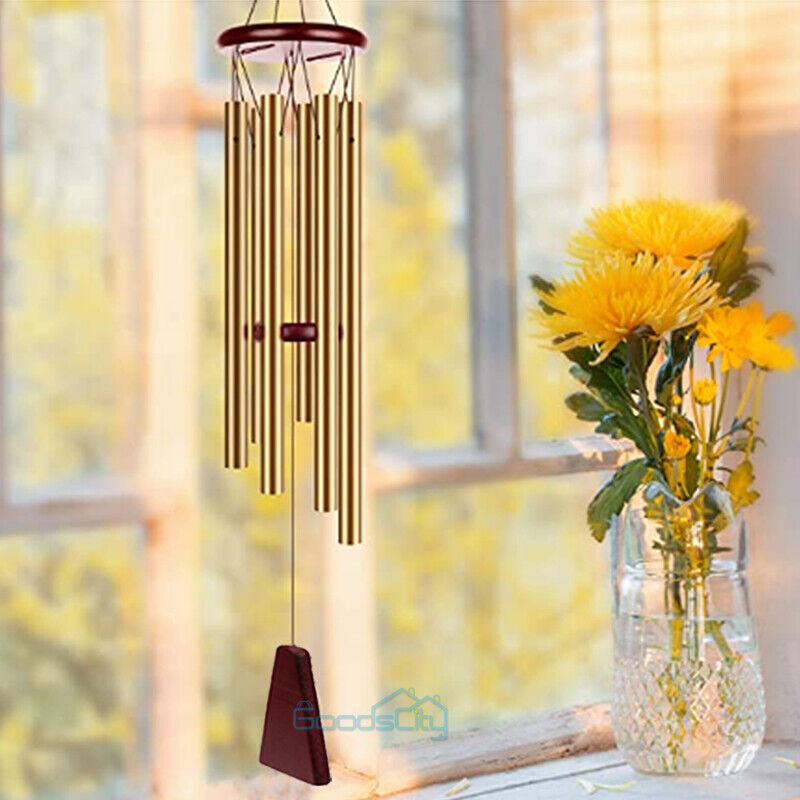 ny 35in Wind Chimes Udendørs Stor Deep Tone Windchime Justerbar Tunet Have Decor