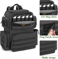 new DSLEAF Tactical Pistol Backpack with 3 Cases for 6 Handguns, Gun... DSLEAF - KOEEK