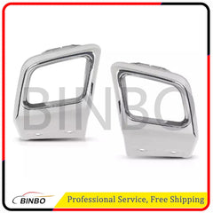 1 Pair Silver Rear Bumper Trim For Land Rover Range Rover Evoque 2010-2018 07FC0E-D4 - KOEEK