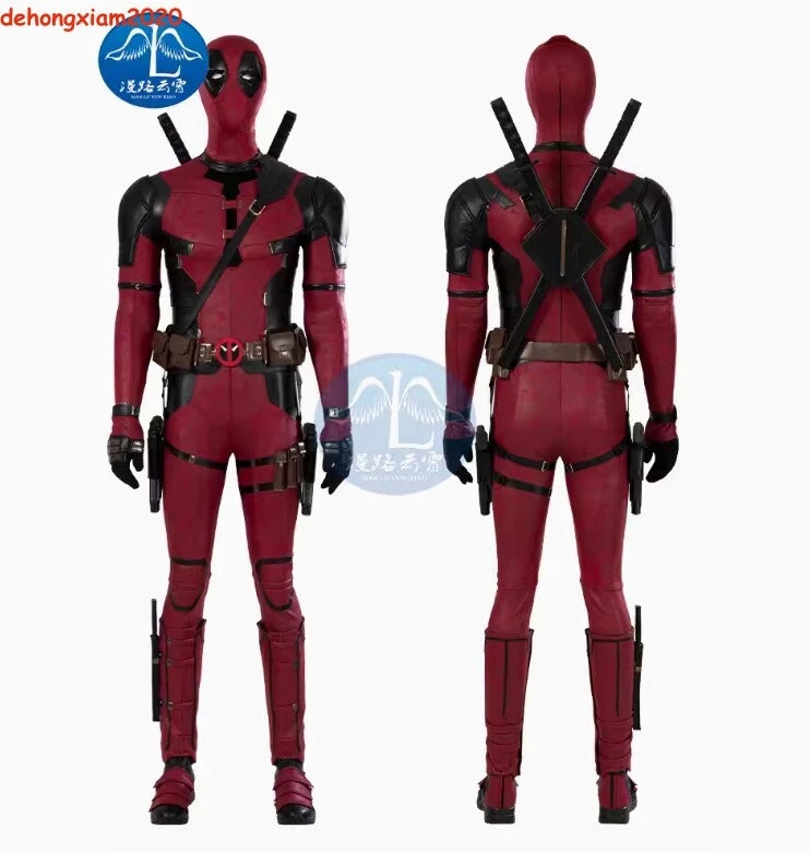 Cosplay Costume Deadpool 3 Jumpsuit Wade Wilson Accessories Suit Lot Halloween 07FC0E-D4 - KOEEK