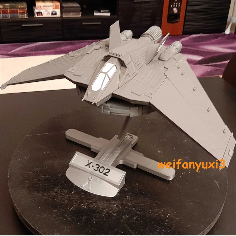 Movie X-302 Space Plane Spacecraft 3D Printed Assemble Model Gift Width 35cm 07FC0E-D4 - KOEEK