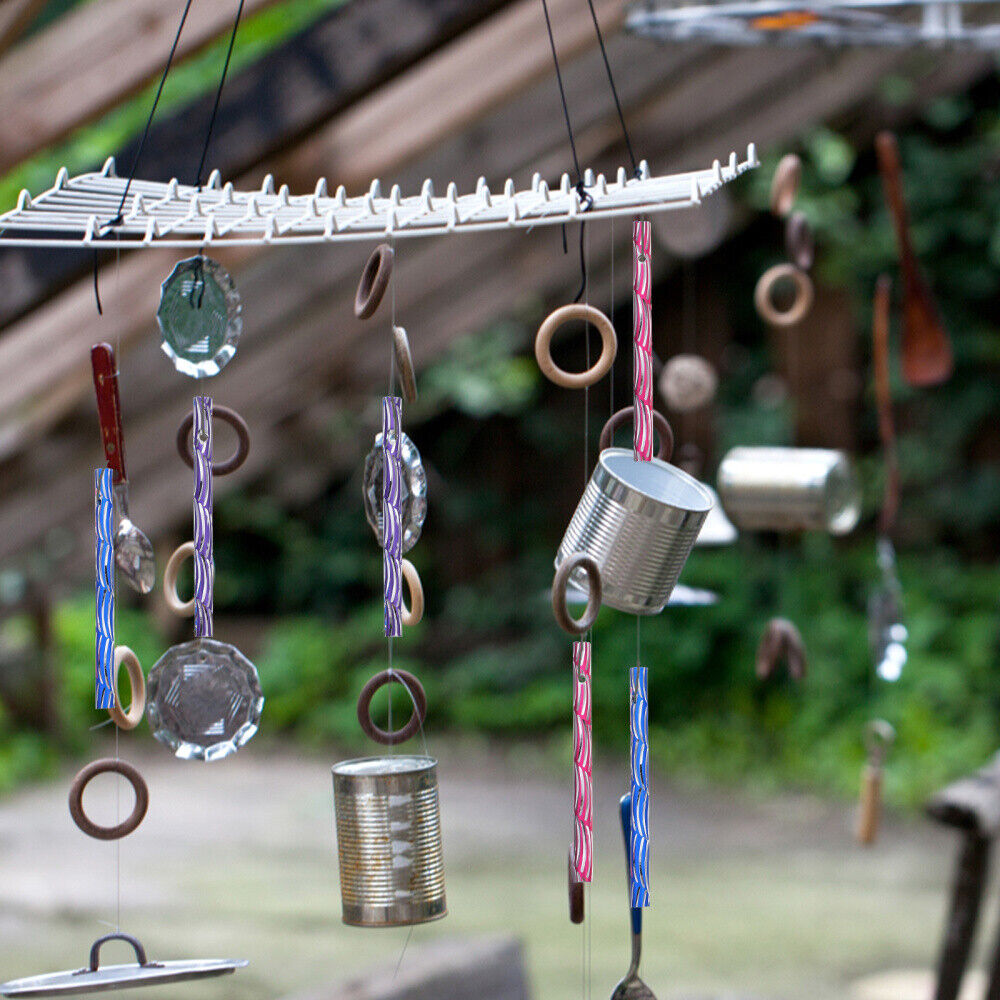 new 60pcs aluminium wind chime tube wind chime making supplies wind chime empty koeek - KOEEK