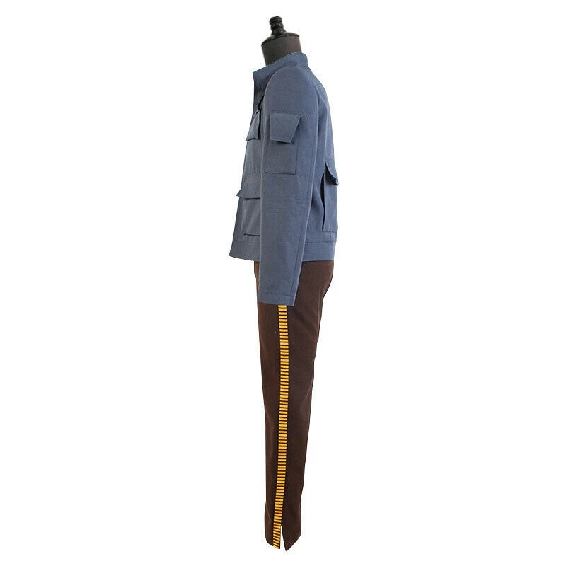Star Wars Han Solo Cosplay Coat Jacket Pants Holster Party Men Cosplay Costumes 07FC0E-D4 - KOEEK