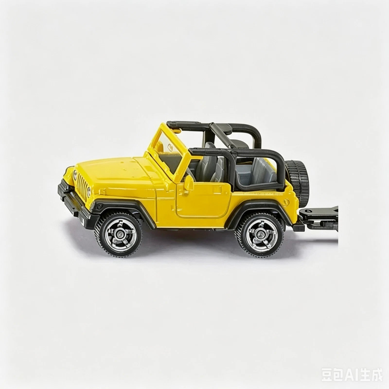 1/87 Removable Floating Boat Toy Siku Jeep Wrangler w Boat Trailer Diecast Model SIKU - KOEEK