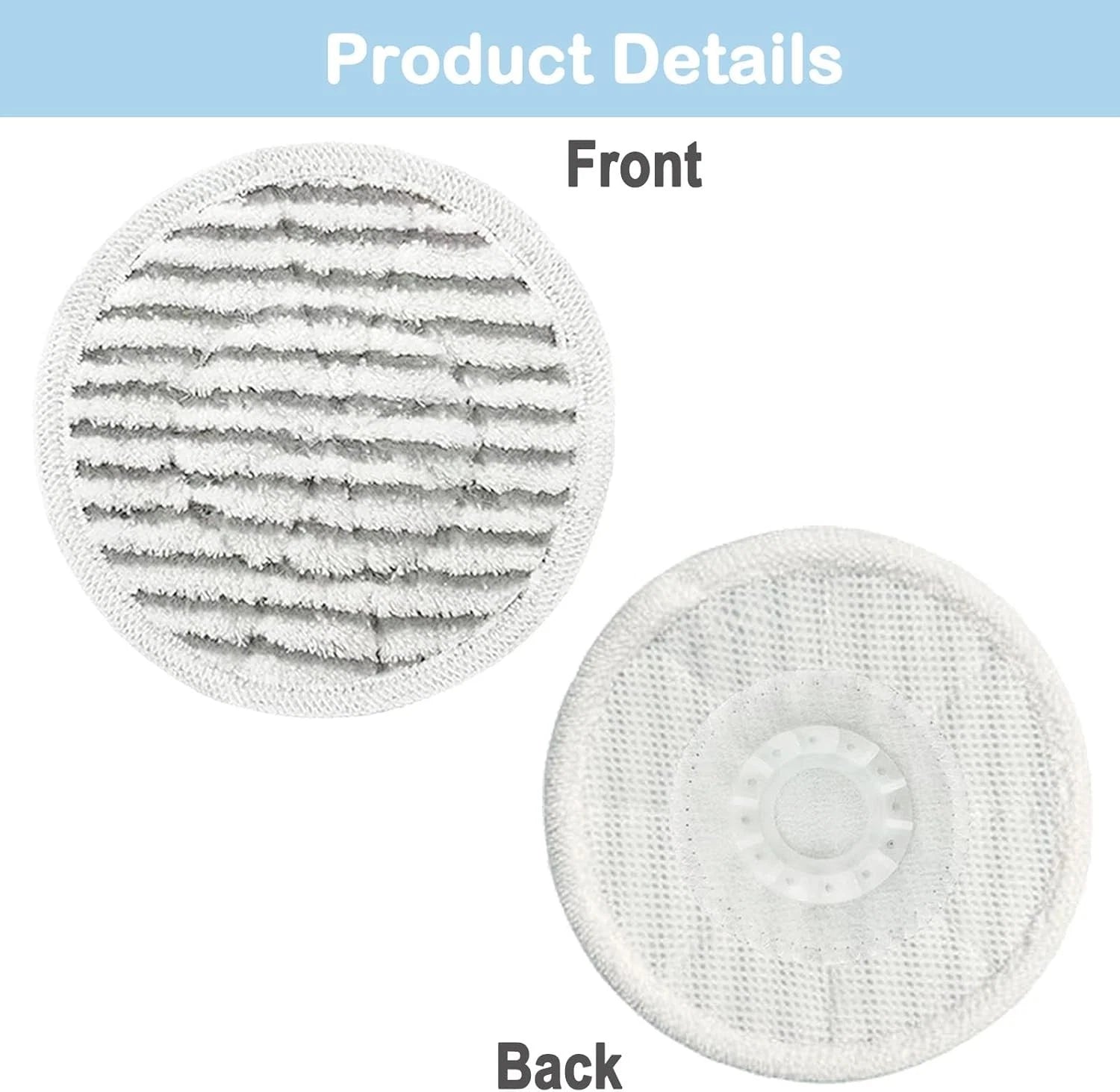14-pack S7001 Replacement Steam Mop Pad Steam and Scrub 2-in-1 Scrub Mop Pad 07FC0E-D4 - KOEEK