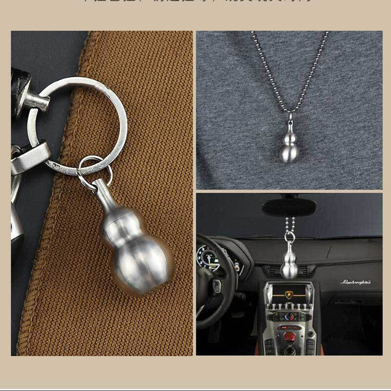 Solid TC4 Titanium Alloy Outdoor EDC Multi Tools Waterproof Medicine Pill Box 07FC0E-D4 - KOEEK