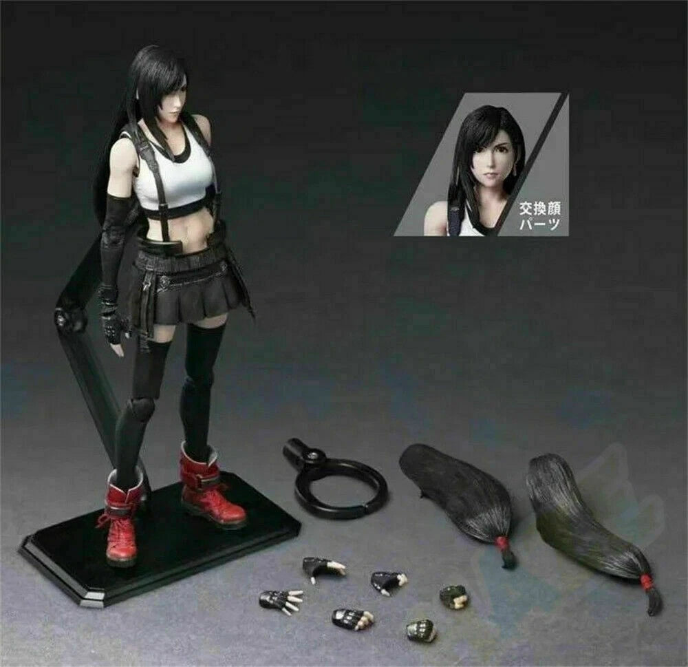 10" Play Arts Kai Tifa Lockhart Final Fantasy VII  Action Figure Collection 07FC0E-D4 - KOEEK