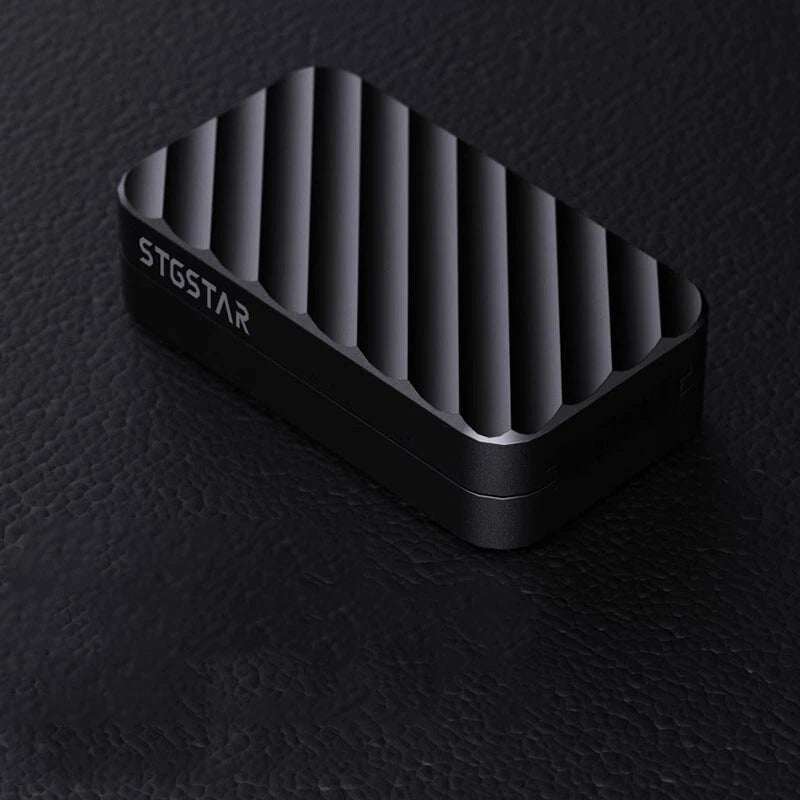 1pcs EDC Mechanical Haptic Slider Stainless Steel Fidget Toy PEI Fidget Slider 07FC0E-D4 - KOEEK