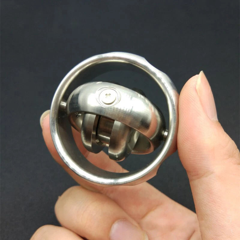 EDC Gear Gyroscope Toy Stainless Steel Hand Fidget stress Relief Focus Toy Gyro 07FC0E-D4 - KOEEK