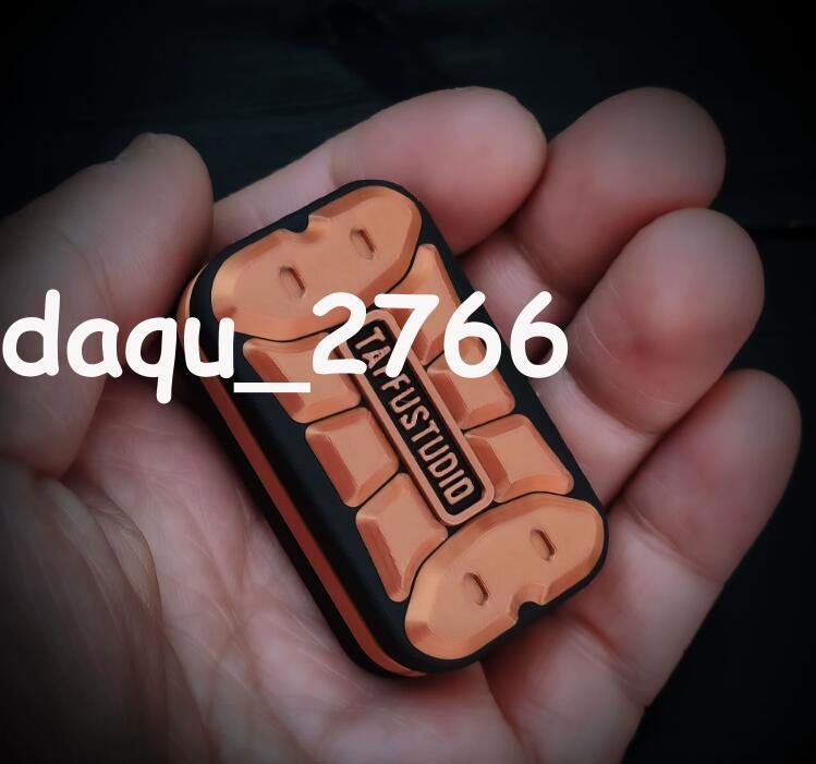 Hot Novelty Exquisite 8 Segments 3D EDC Fidget Toy Plastic Push Haptic Slider 07FC0E-D4 - KOEEK