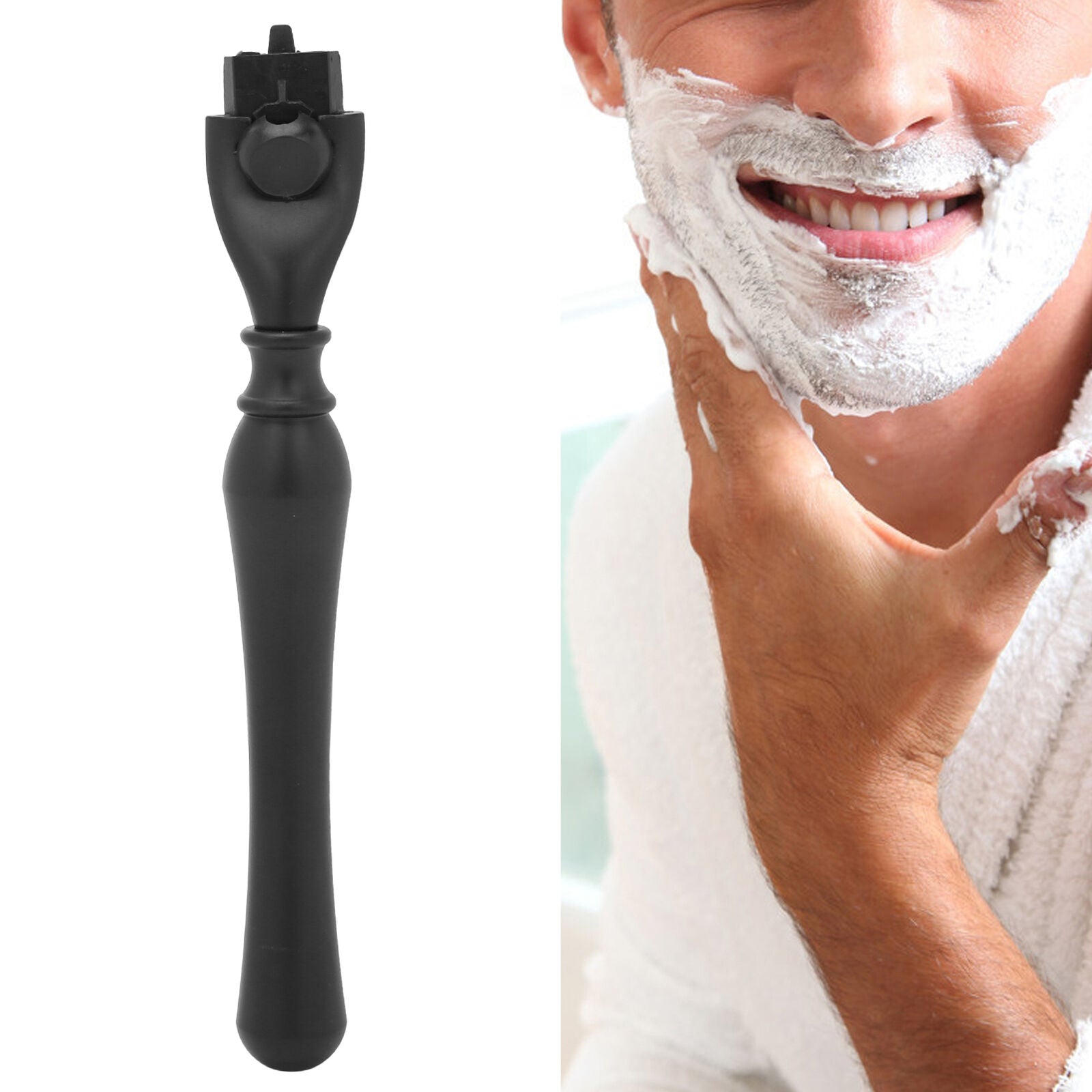 new Razor Shaver Handle Easy Grasping Hair Beard Shaving Blade Shaving Supplies HGF koeek - KOEEK