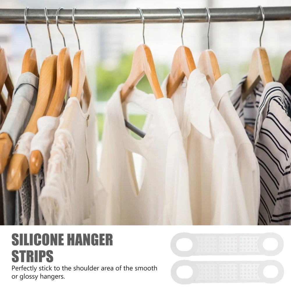 50 Pcs Non-slip Hanger Strip Nonslip Tape Clothes Hangers Travel Baby for 07FC0E-D4 - KOEEK