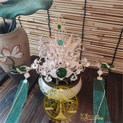 Scum Villain Self Saving System Shen Qingqiu Hair Crown Tassle Hairpin headdress 07FC0E-D4 - KOEEK