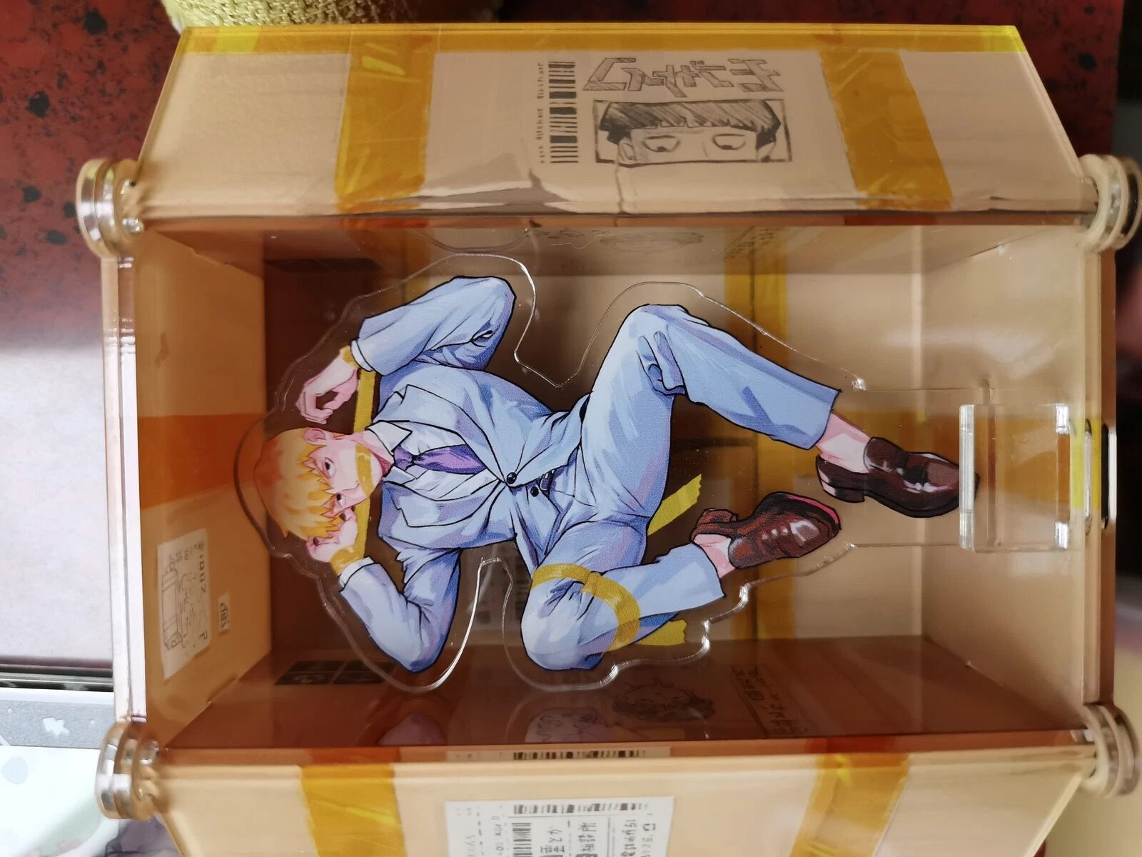 Mob Psycho 100 Reigen Arataka Cardboard Play Acrylic Stand Figure Decor Toy Gift 07FC0E-D4 - KOEEK