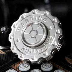 Radiation Warning Fidget Slider Spinner EDC Toy ADHD Stress Relief Anxiety Tool 07FC0E-D4 - KOEEK