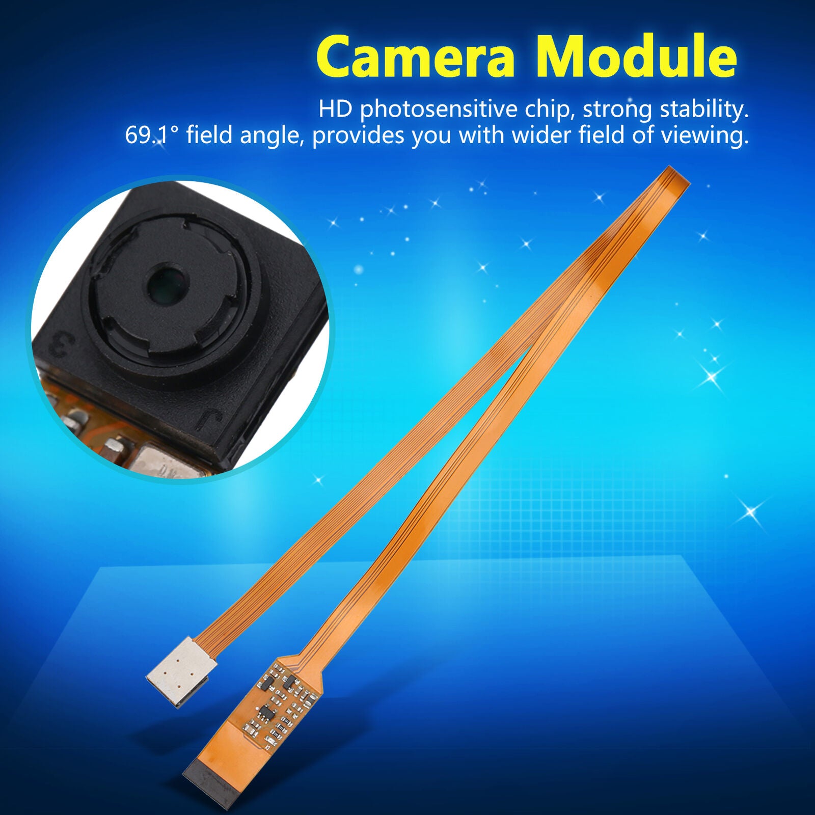 new HBV‑ZERO‑V3.0 Camera Module 5MP 30cm Cable 69.1°Field Angle Fit For Pi ZERO koeek - KOEEK