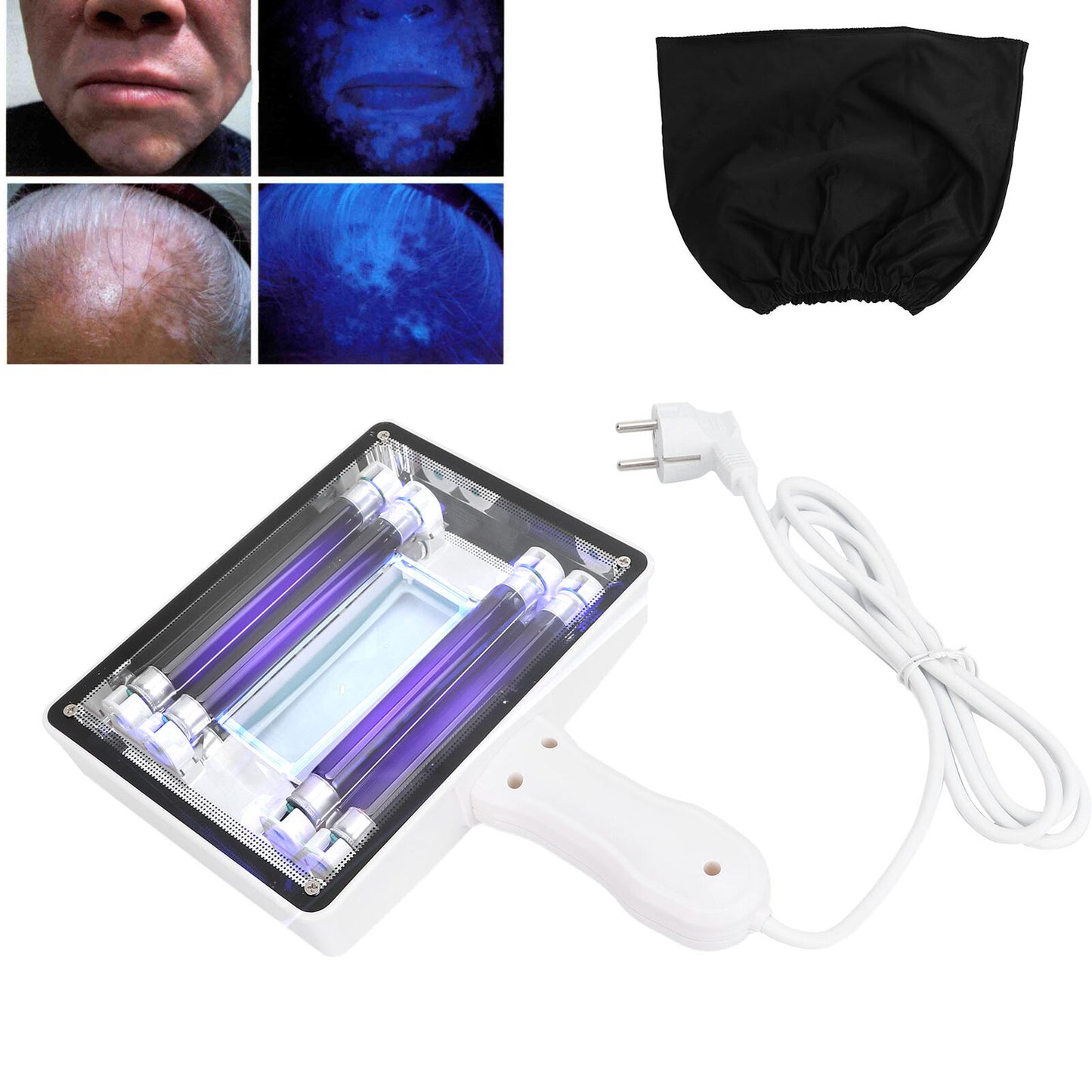 new Magnifying Analyzer Lamp Care UV Magnifying Test Machine Equipment EU Plug HGF koeek - KOEEK