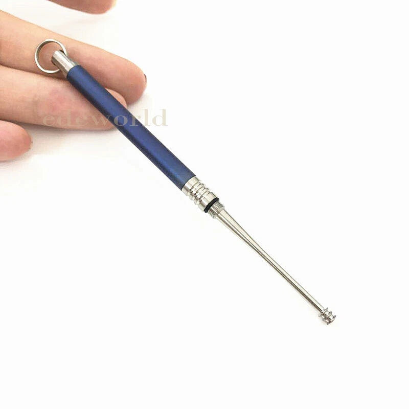 Titanium Ti Portable Ear Care Tool Cleaner Earwax Remover Earpick Curette EDC 07FC0E-D4 - KOEEK