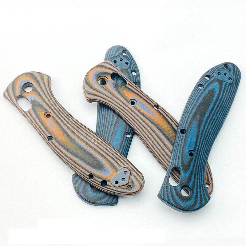 1Pair Custom G10 Material Handle Patch Scales for Benchmade Griptilian 551 Knife 07FC0E-D4 - KOEEK