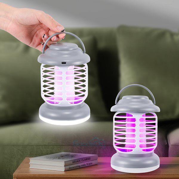 ny 2 en1 Lampara Mata De Insectos Moscas Mosquitos Electrico Exterminador Para Casa