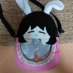 Anime Touhou Project Tewi Inaba Fumo Series Plush Crossbody Bag Gift 07FC0E-D4 - KOEEK