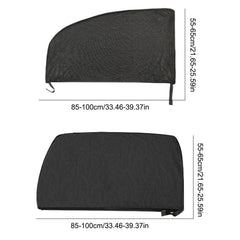 new Car Side Window Sun Shade Curtain Sun Blinds Breathable Screen Shield For SUV koeek - KOEEK