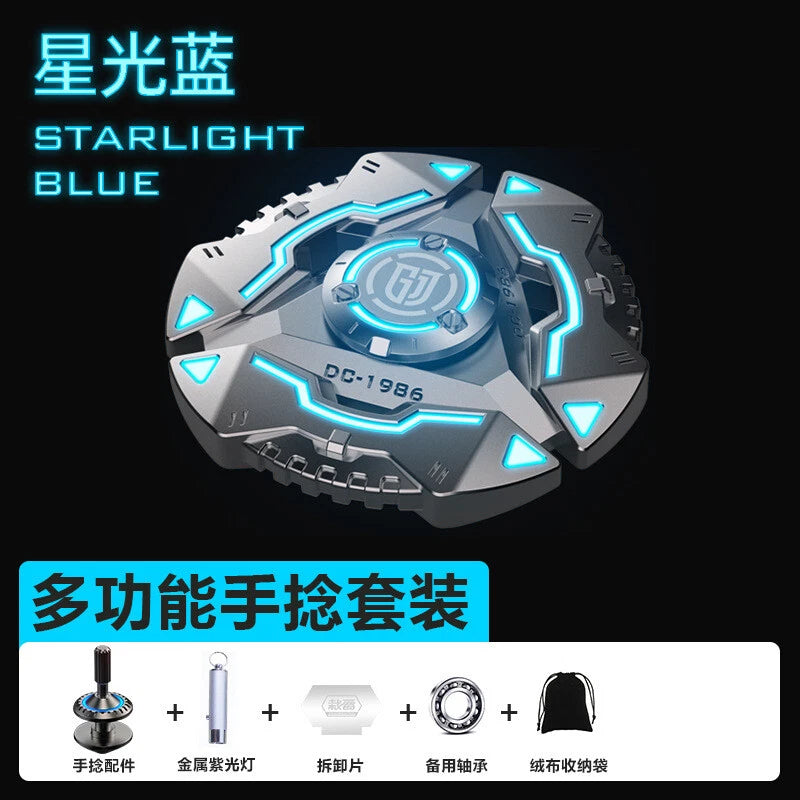 EDC Fidget Spinner Luminous Durable High Speed Silent Bearing Metal Stressrelief 07FC0E-D4 - KOEEK
