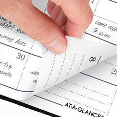 new AT-A-GLANCE 2025 Fine Diary, Weekly & Monthly 2-3/4" x 4-1/4", Black AT-A-GLANCE - KOEEK