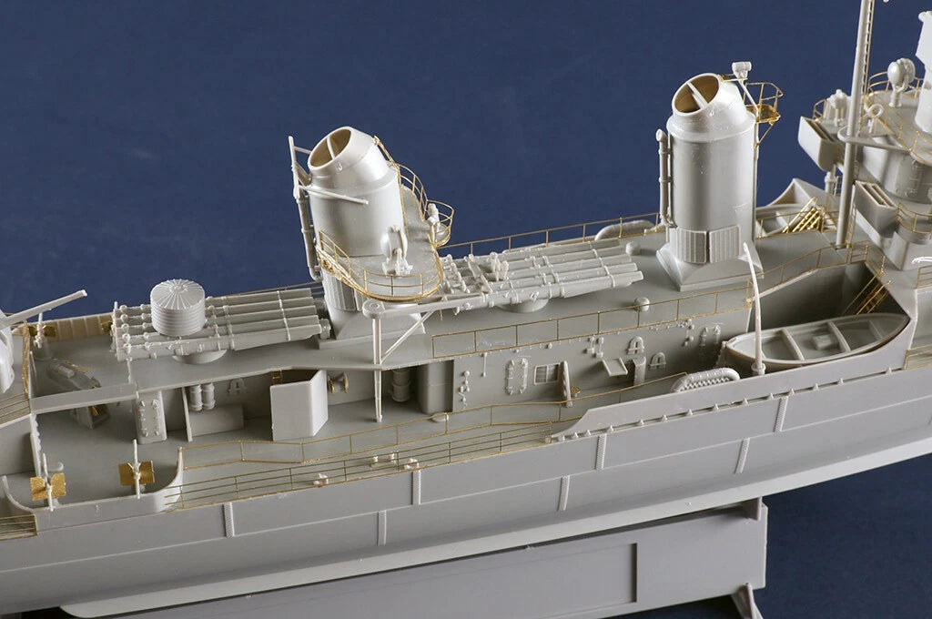 STOCK 03723 1:200 USS NAVY Fletcher Destroyer DD-445 Model Assembly Kit 07FC0E-D4 - KOEEK